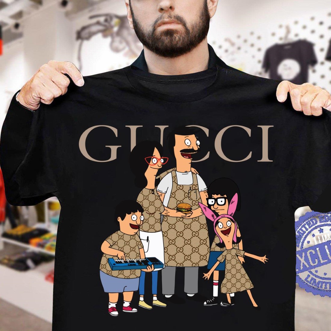 Logo Gucci Family Bob’s Burgers Shirt