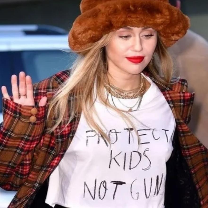 Miley Cyrus Protect Kids Not Gun Robb Elementary Uvalde Shirt