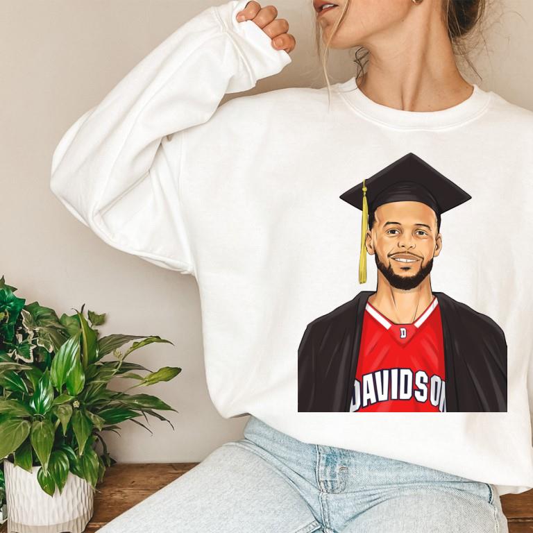 NBA star Stephen Curry graduate from Davidson College Congratulation T-Shirt