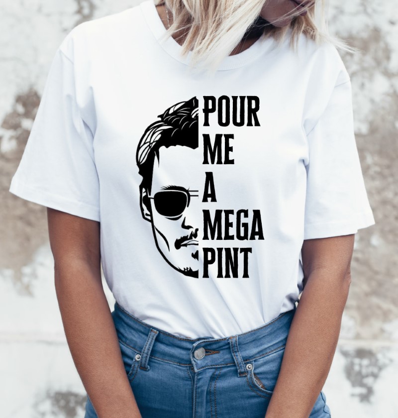 Pour Me A Mega Pint Johnny Depp Shirt