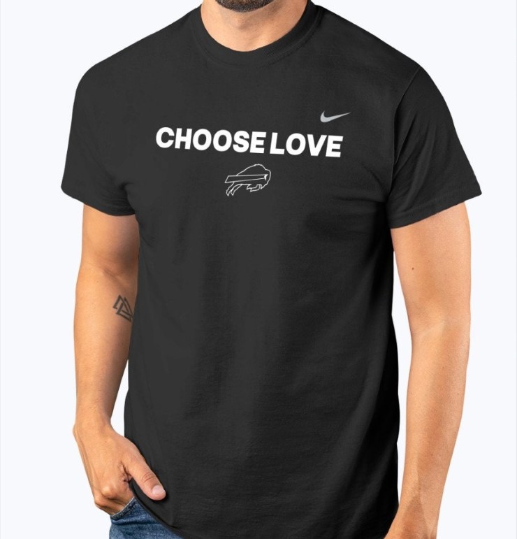 Pray For Buffalo Buffalo Choose Love T-Shirt