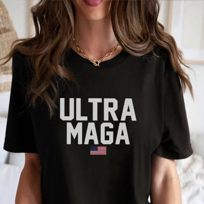 Proud Ultra Maga USA Flag Shirt