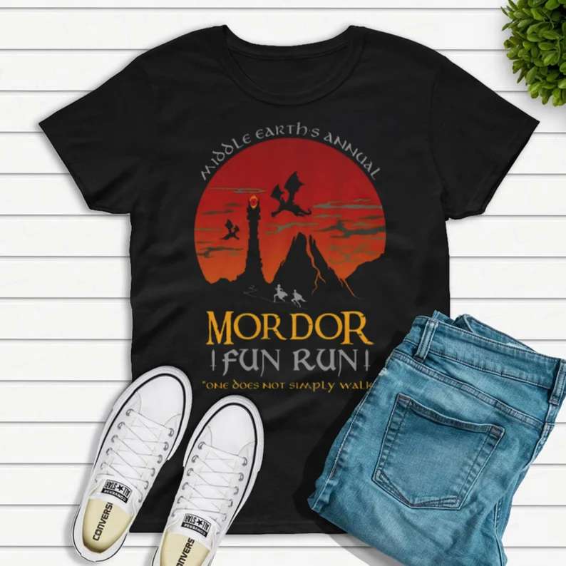 The Lord Of The Rings Mordor Fun Run Shirt