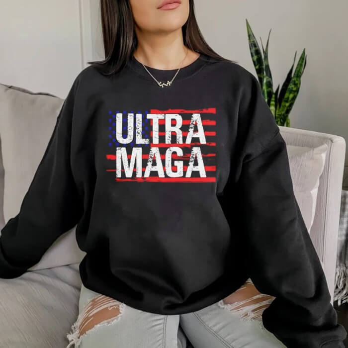 Ultra Maga 1776 2022 Flag Shirt