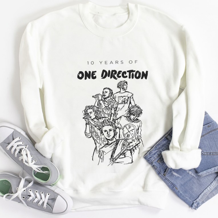 10 Year Of One Direction T-Shirt