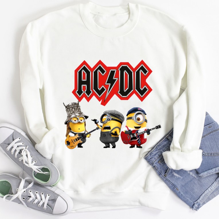 Funny Rock Band ACDC Minion Unisex T-Shirt