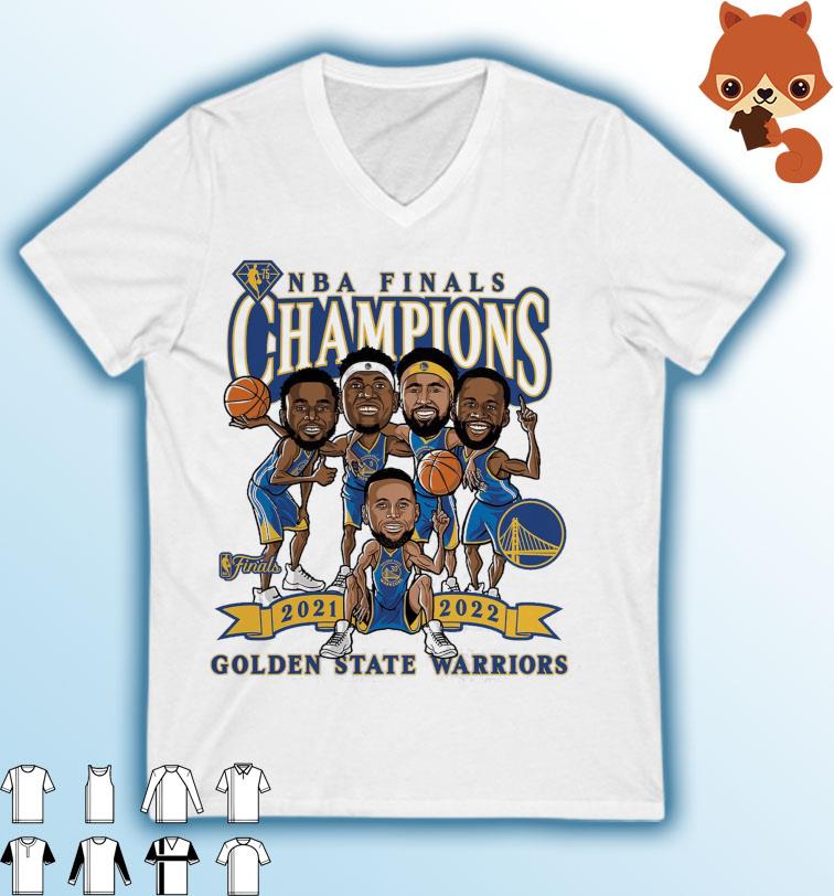 Golden State Warriors 2022 NBA Finals Champions Caricature Classic T-Shirt
