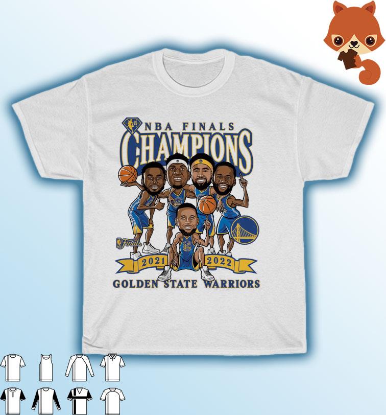 Golden State Warriors 2022 NBA Finals Champions Caricature Classic T-Shirt