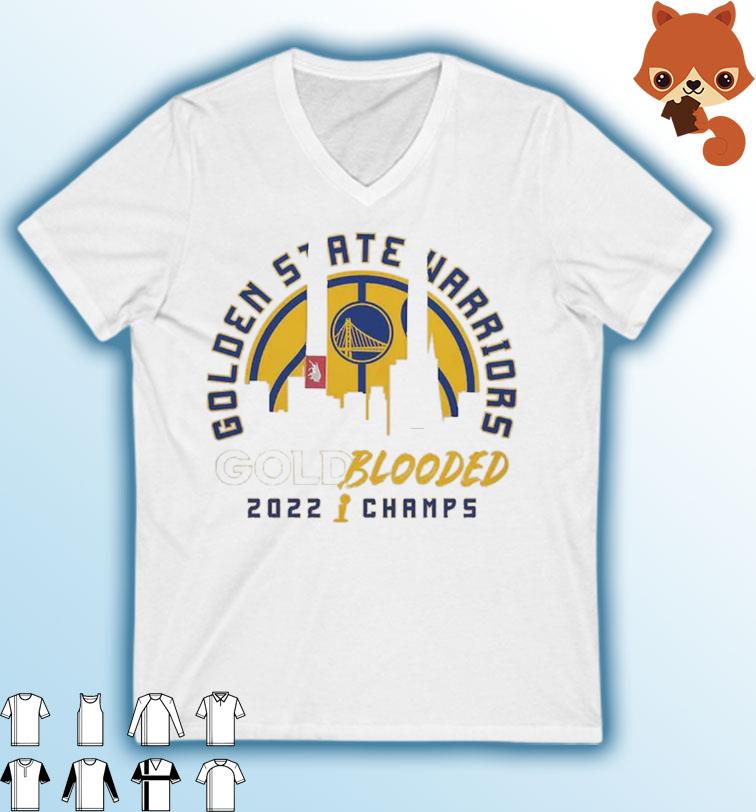 Golden State Warriors Gold Blooded 2022 NBA Finals Champs Classic T-Shirt