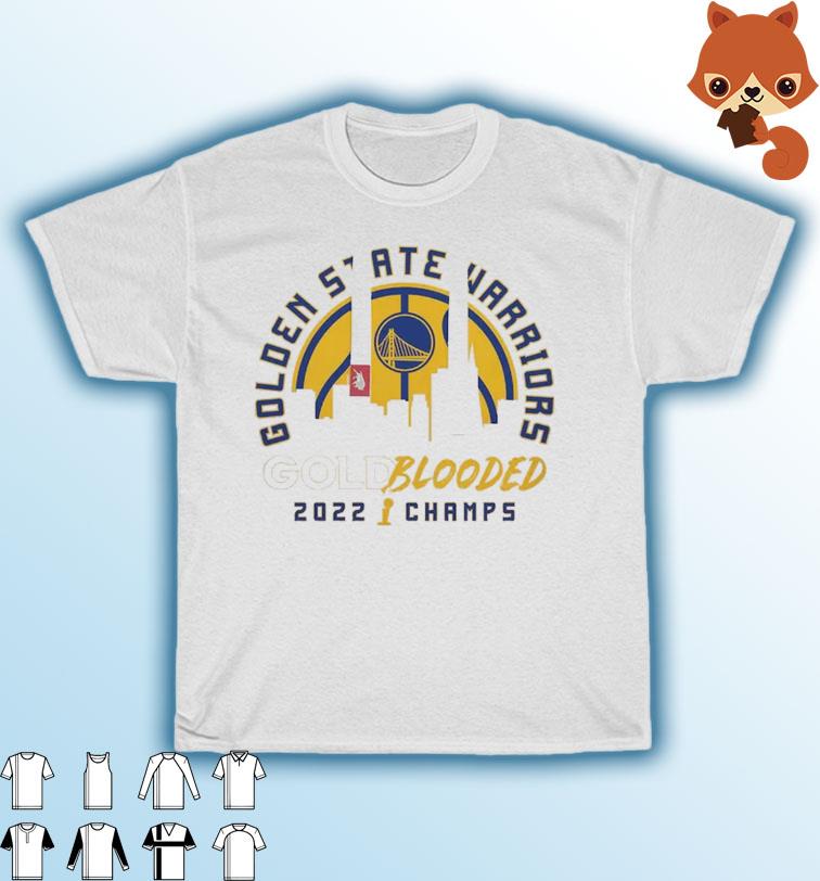 Golden State Warriors Gold Blooded 2022 NBA Finals Champs Classic T-Shirt
