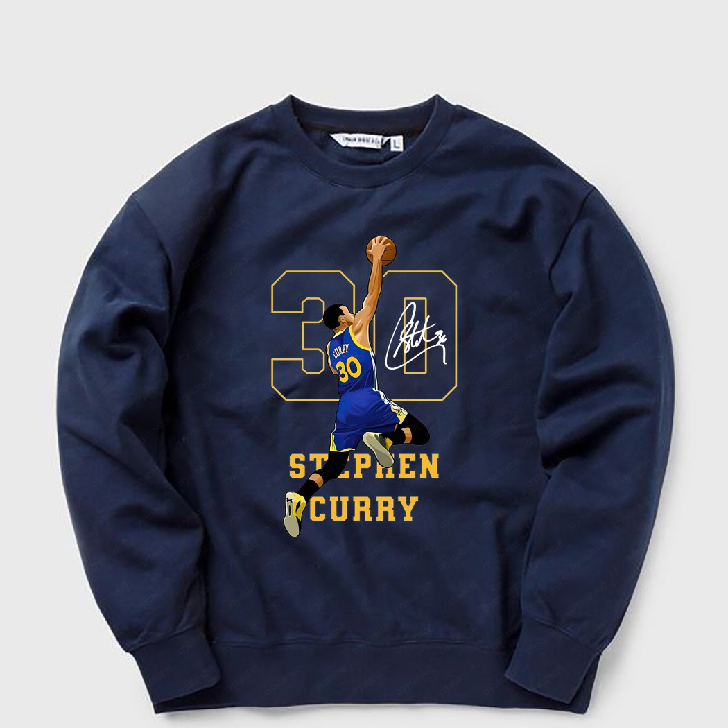 Golden State Warriors Stephen Curry Dunk Signature T-Shirt