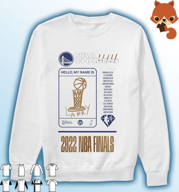 NBA Champs 2022 Golden State Warriors Names Rosters Unisex Shirt