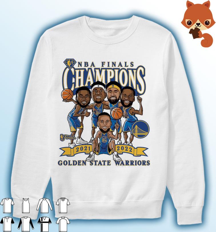 NBA Finals Champions 2021-2022 Golden State Warriors Team Caricature Unisex Shirt
