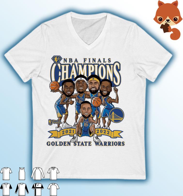 NBA Finals Champions 2021-2022 Golden State Warriors Team Caricature Unisex Shirt