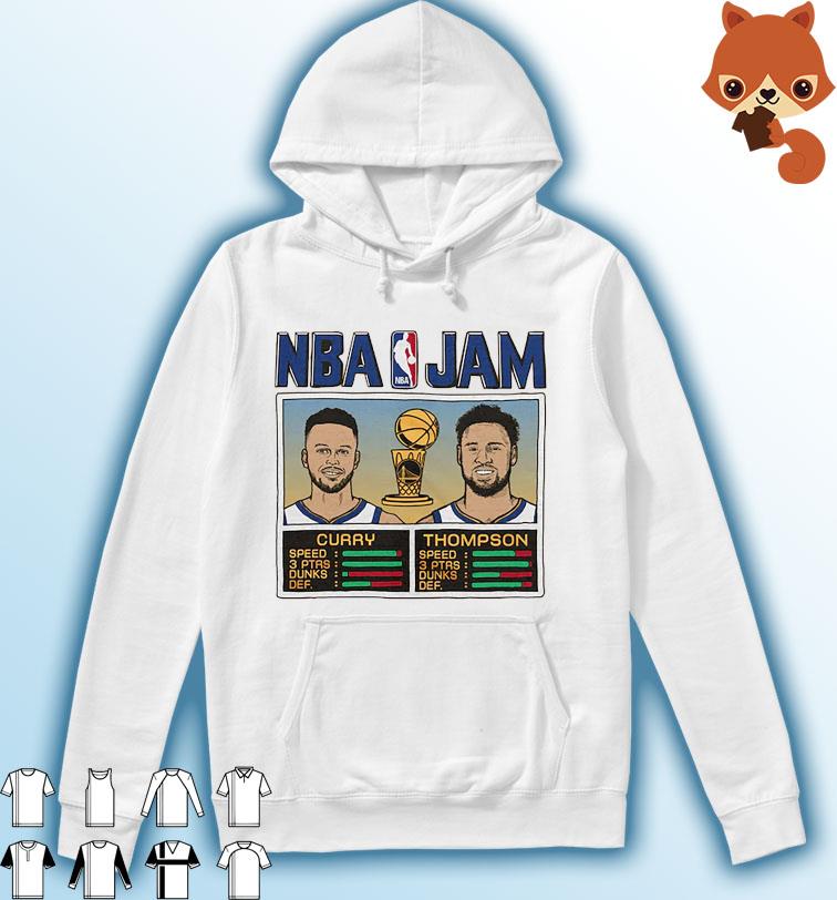 NBA Jam Stephen Curry and Klay Thompson Gold Golden State Warriors 2022 NBA Finals Champions Classic T-Shirt