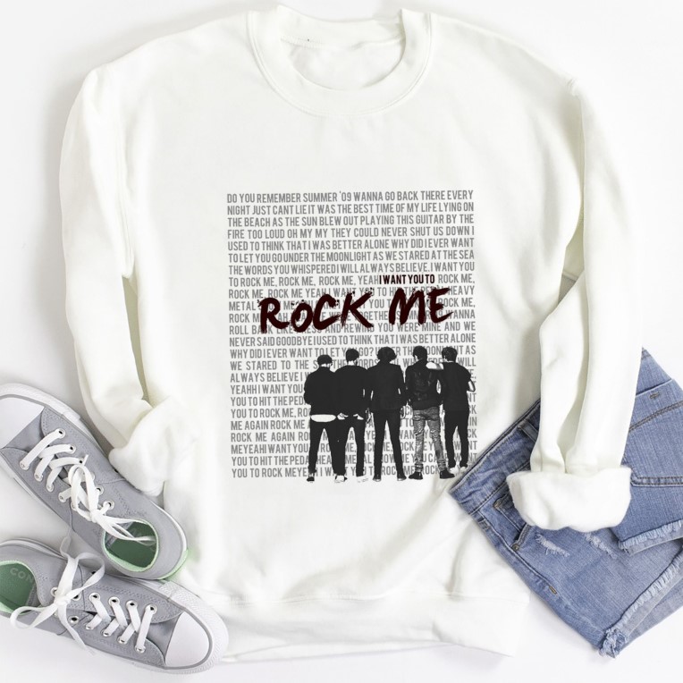 One Direction I Want You to Rock Me T-Shirt