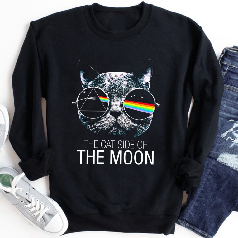 Pink Floyd The Cat Side Of The Moon T-Shirt