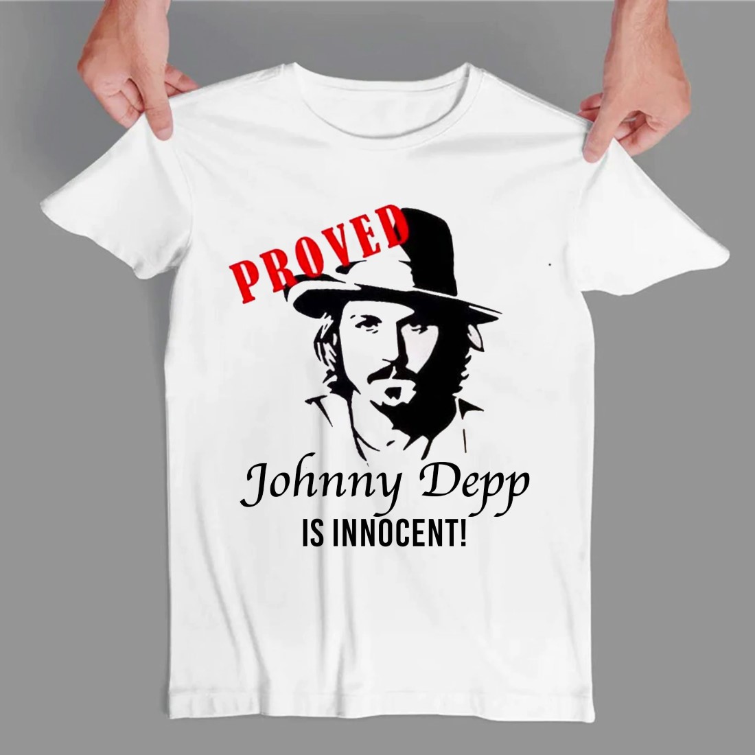 Proved Johnny Depp is Innocent Unisex T-Shirt