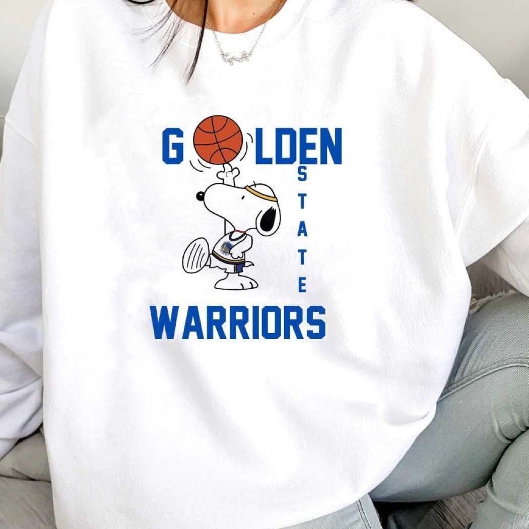 Snoopy Golden State Warriors Champions TShirt