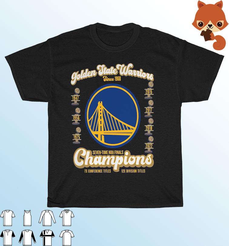 The Seven Time NBA Finals Champions Of Golden State Warriors Unisex Shirt