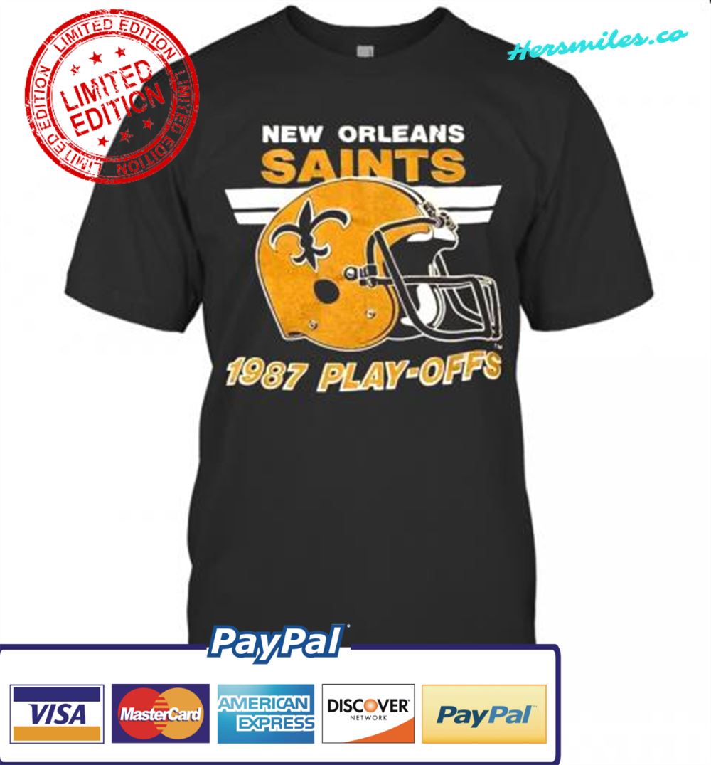 1987 New Orleans Saints Playoffs Vintage T-Shirt