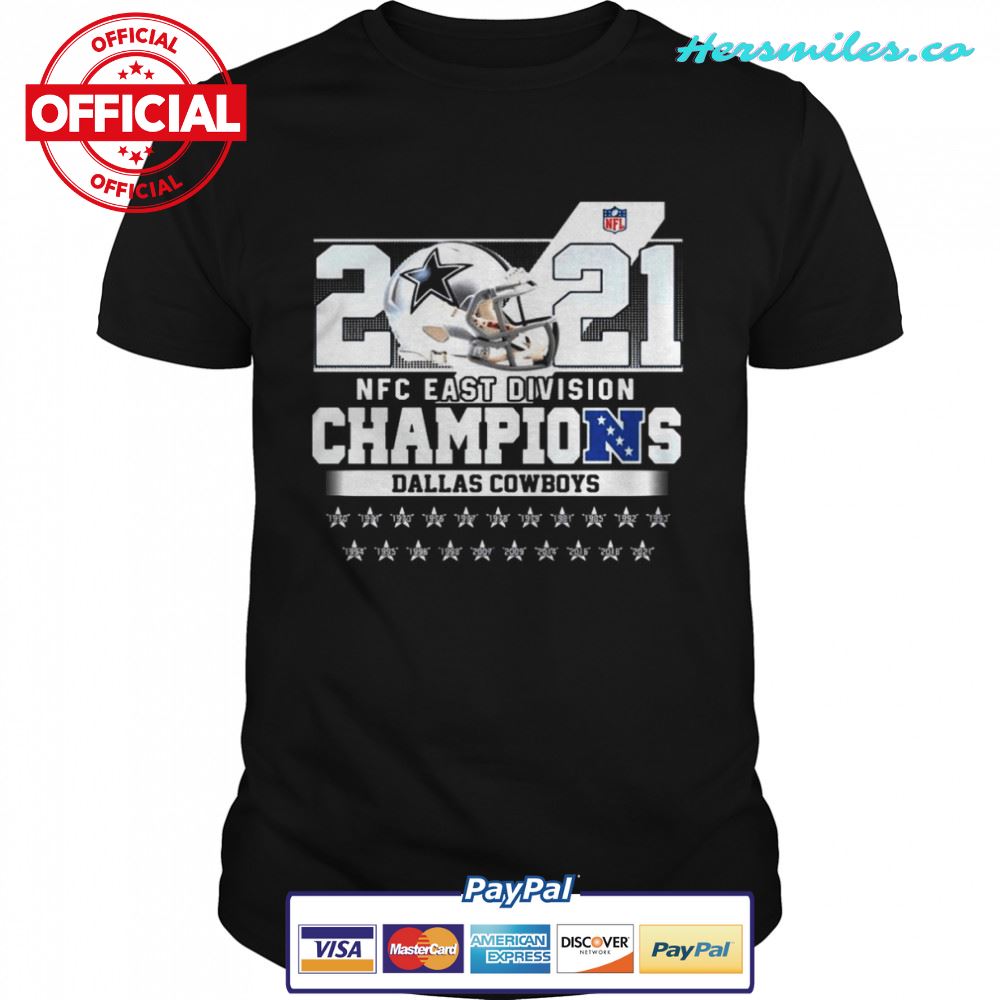 2021 NFC East Division Champions Dallas Cowboys T-Shirt