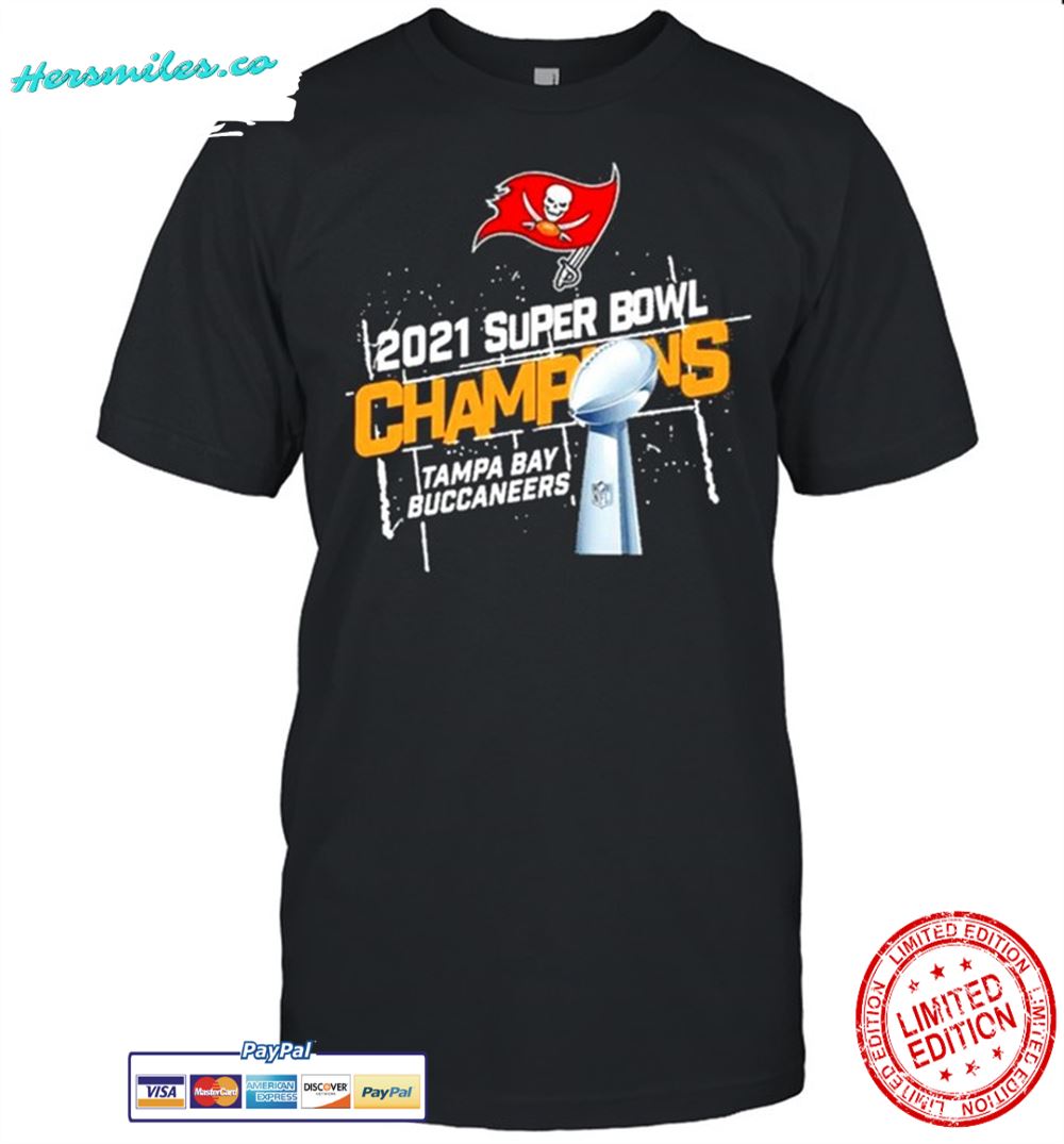 2021 Super Bowl Liv Champions Tampa Bay Buccaneers Logo shirt