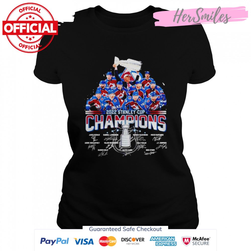 2022 Stanley Cup Champions signatures shirt