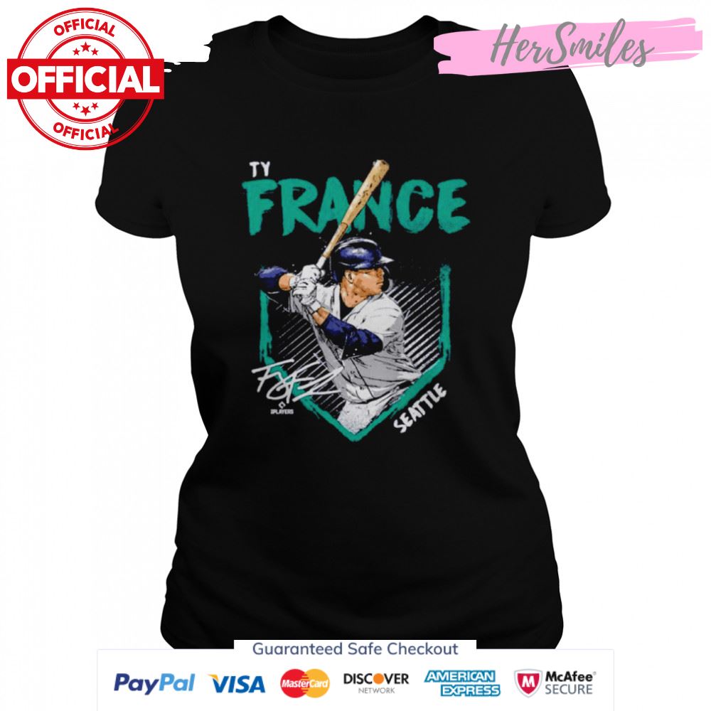Ty France Seattle Baseball Signatures Shirt