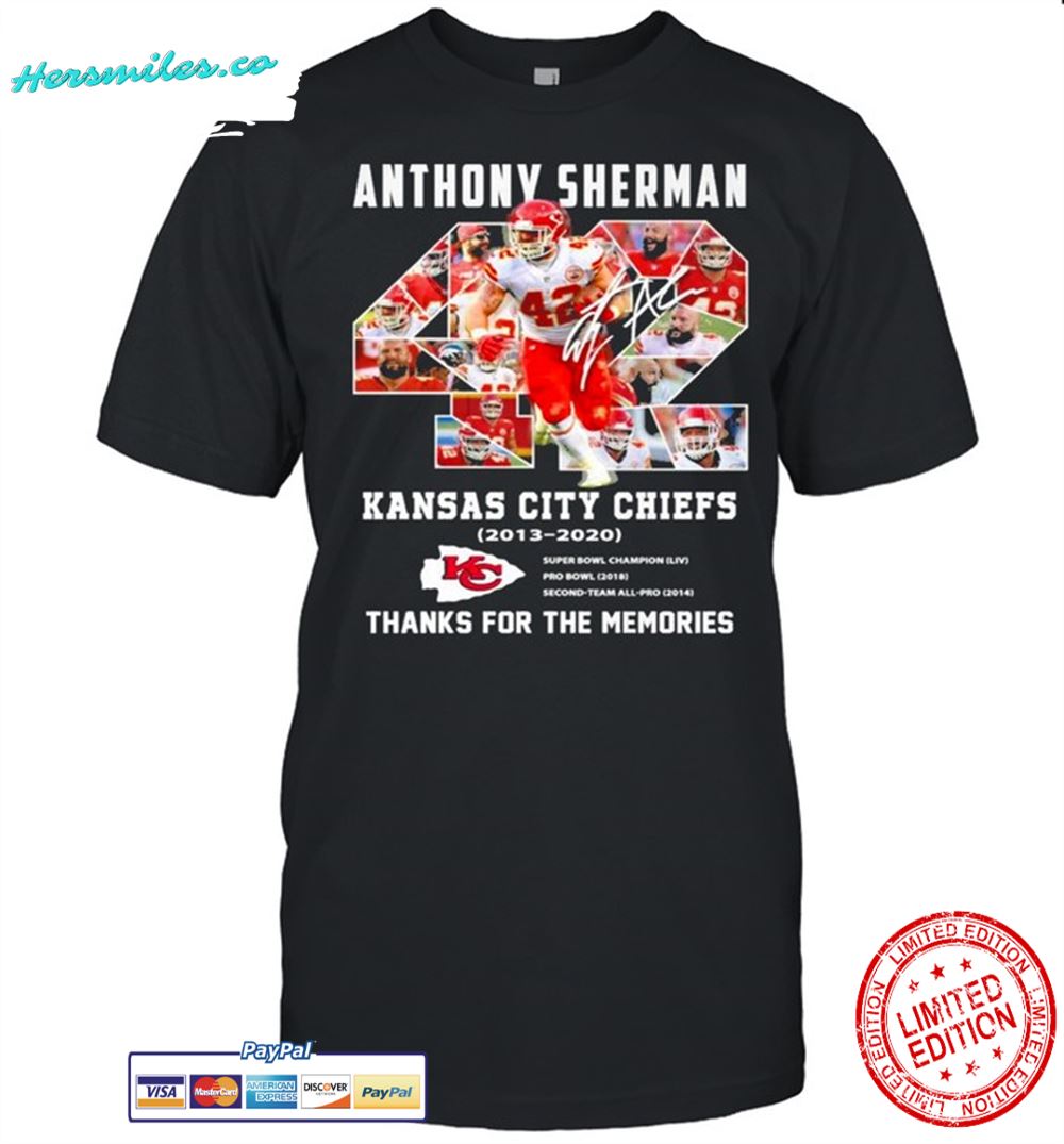 42 Anthony Sherman Kansas City Chiefs 2003 2021 Thank You For The Memories shirt