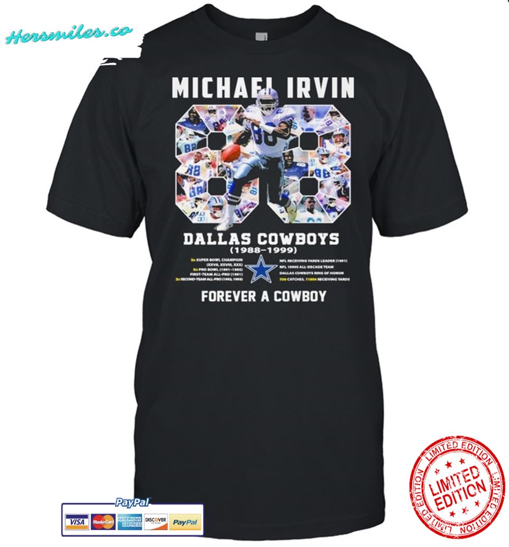 88 Michael Irvin Dallas Cowboys 1998 1999 Forever A Cowboy Shirt