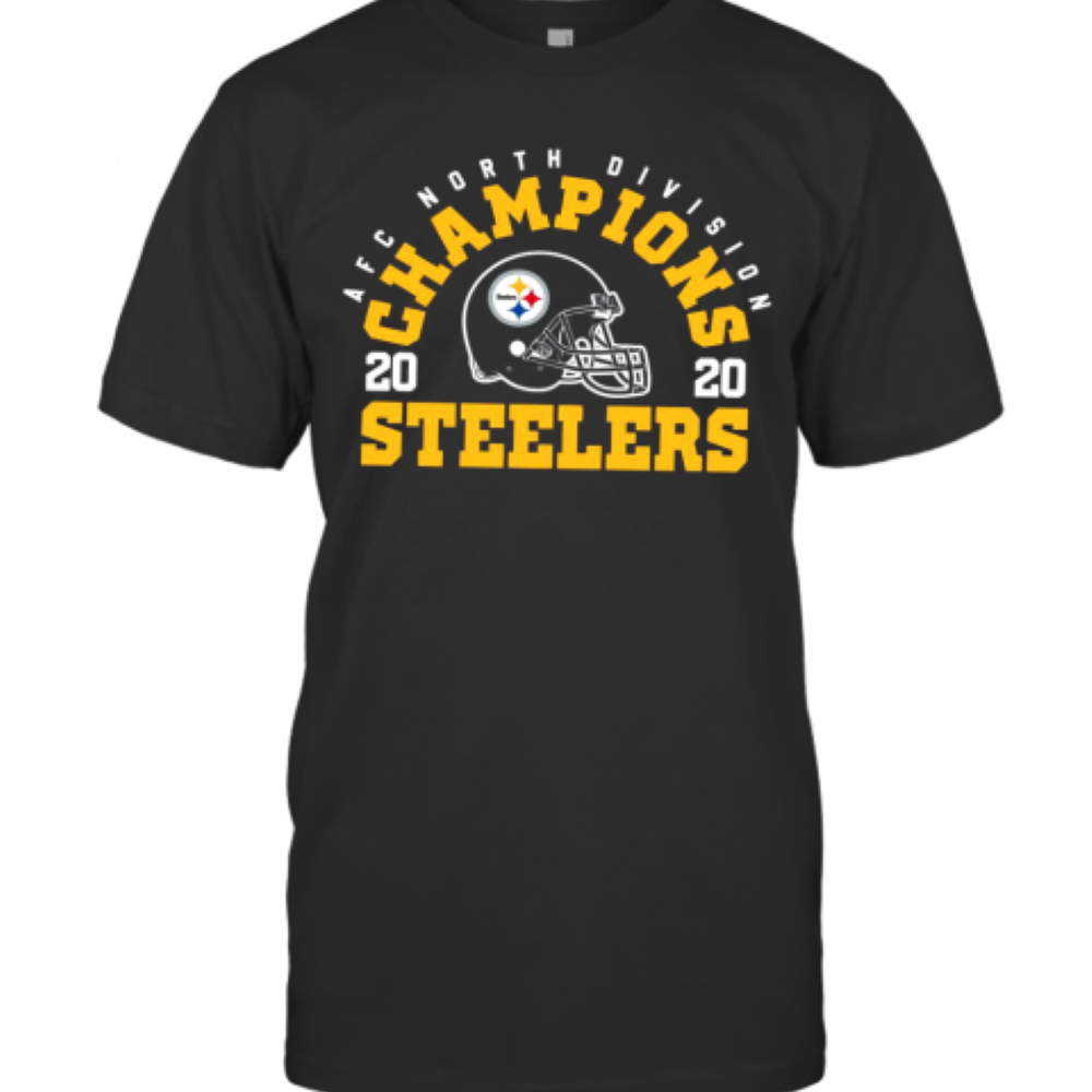 AFC North Division Champions 2020 Pittsburgh Steelers T-Shirt - Hersmiles