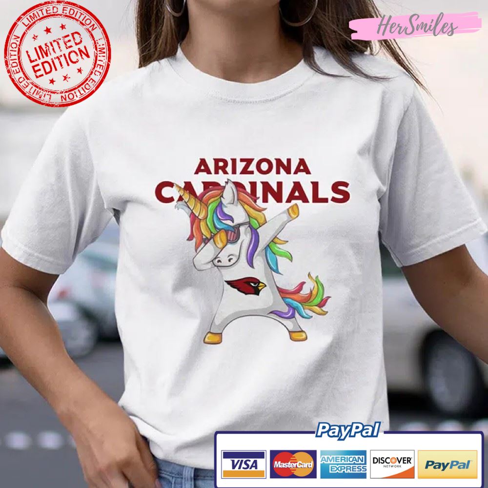 Arizona Cardinals Funny Unicorn Dabbing T Shirt
