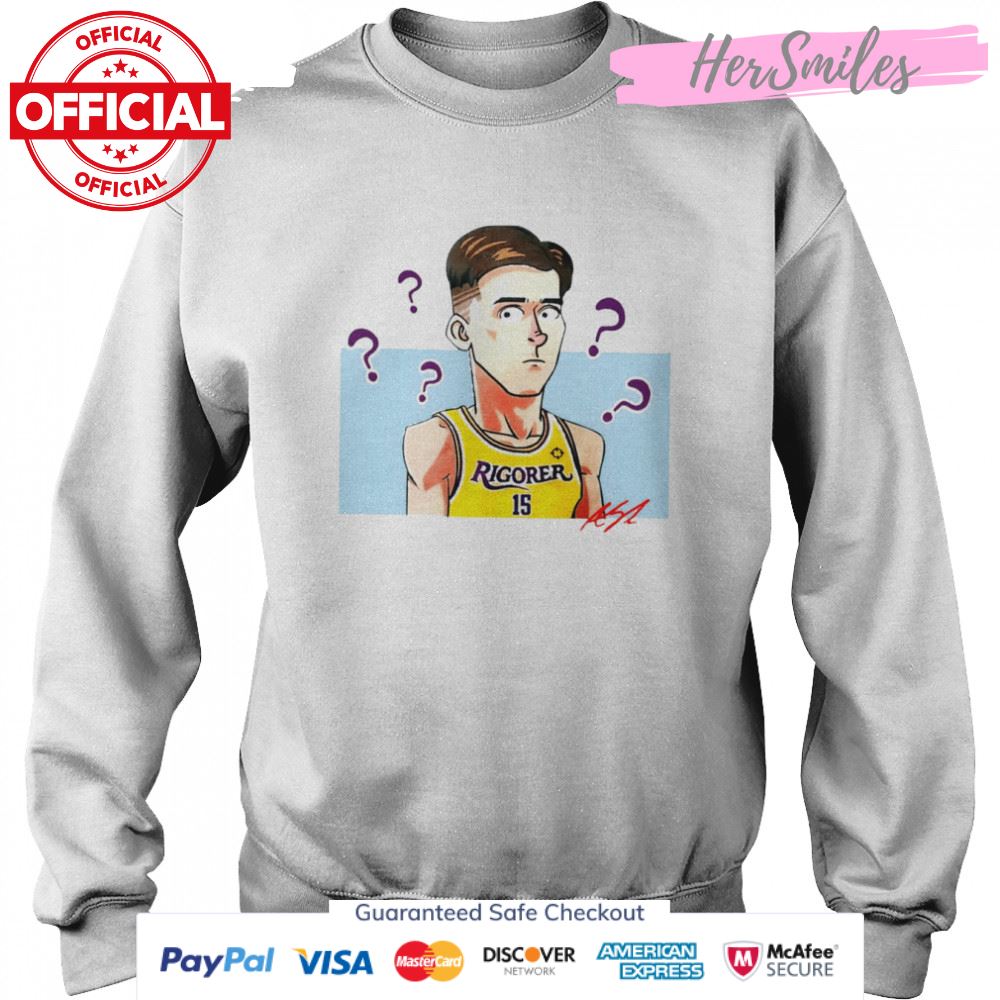 Austin Reaves Los Angeles Lakers Cartoon Signature 2022 T Shirt Hersmiles