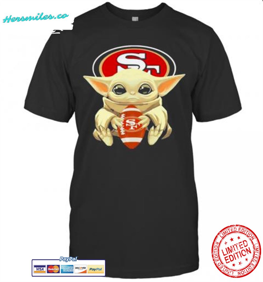 Baby Yoda Hug San Francisco 49Ers T-Shirt