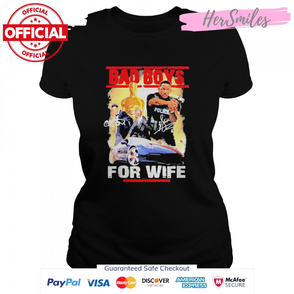 bad Boys For Life Will Smith Oscar 2022 Signatures Shirt bad Boys For Life Will Smith Oscar 2022 Signatures Shirt
