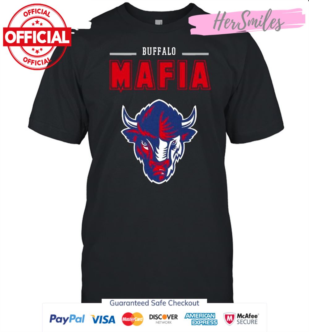 Bison Head Mascot Buffalo Bills Mafia 2021 shirt