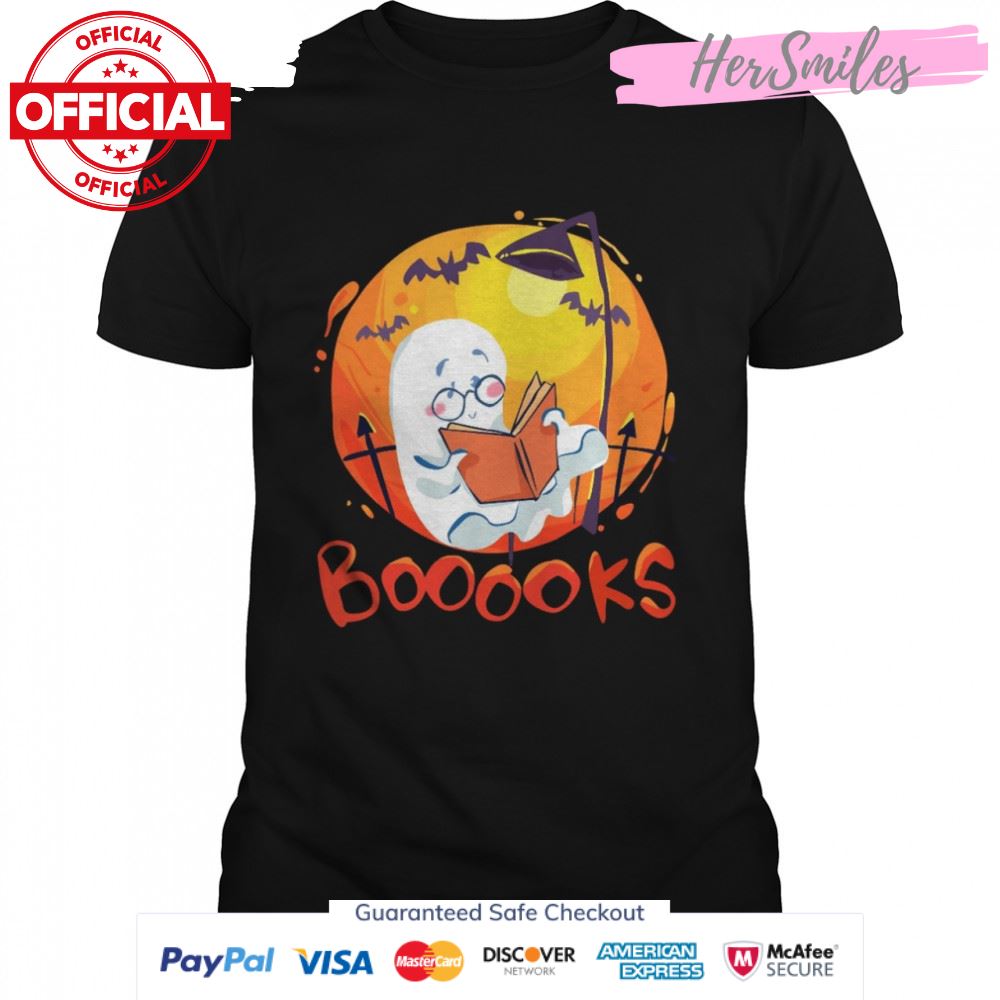 Booooks Boo Books Halloween shirt