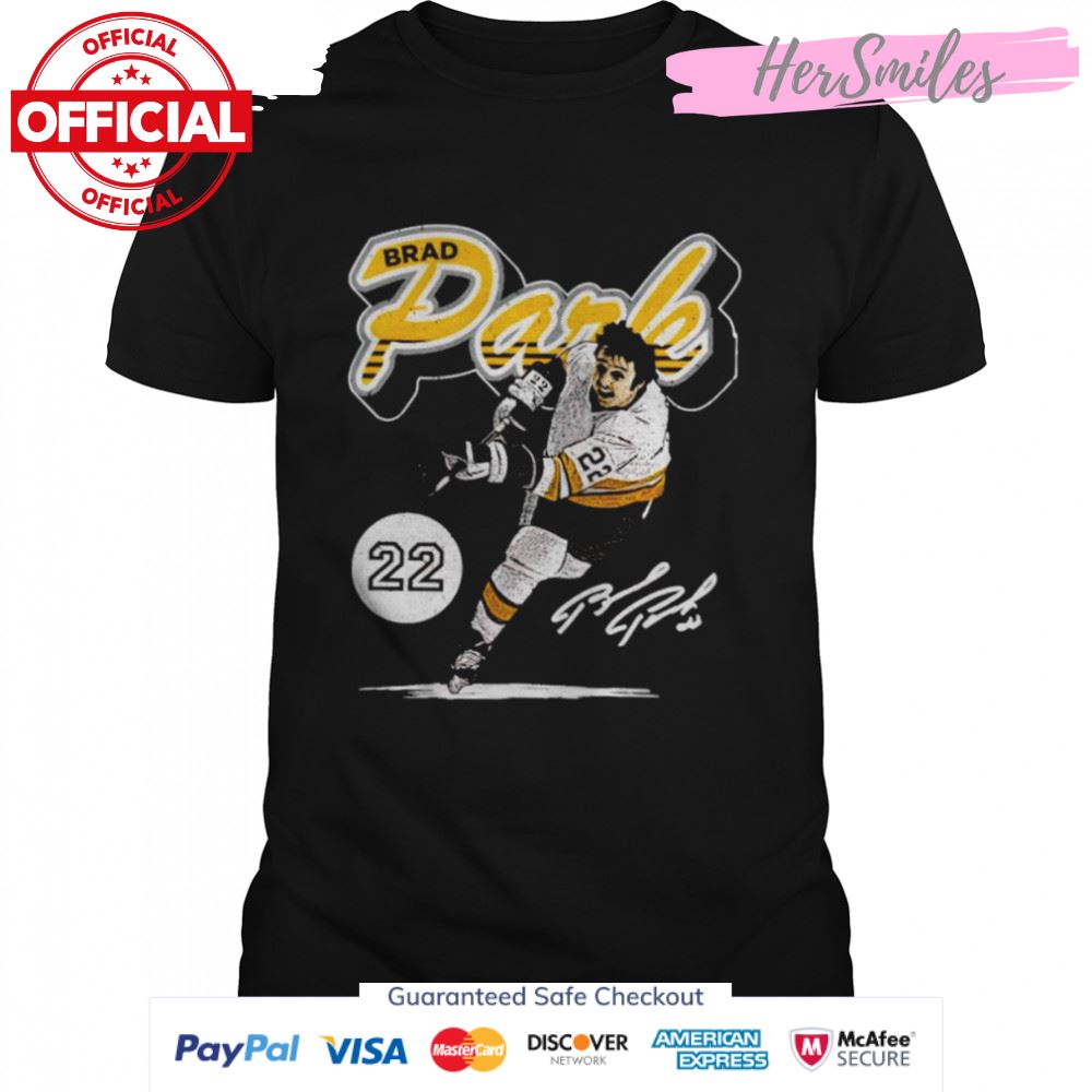 Boston Bruins Brad Park script signature shirt Boston Bruins Brad Park script signature shirt