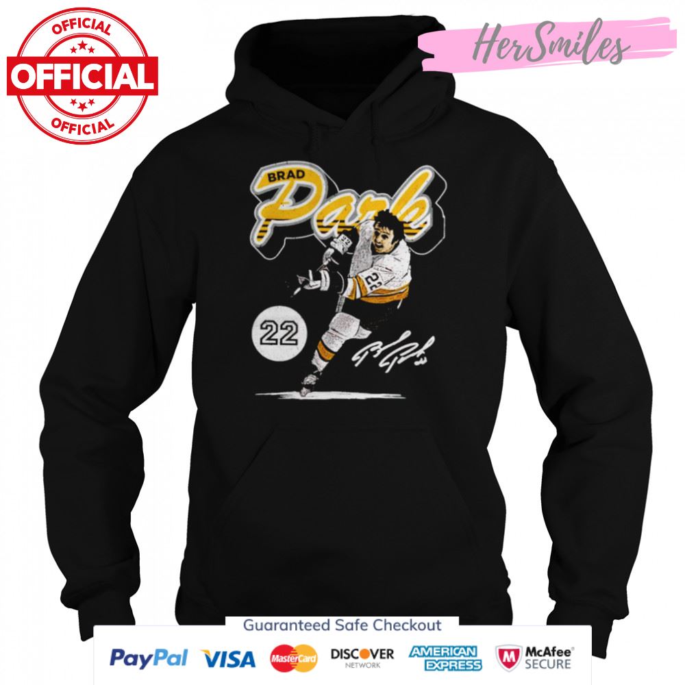 Boston Bruins Brad Park script signature shirt Boston Bruins Brad Park script signature shirt