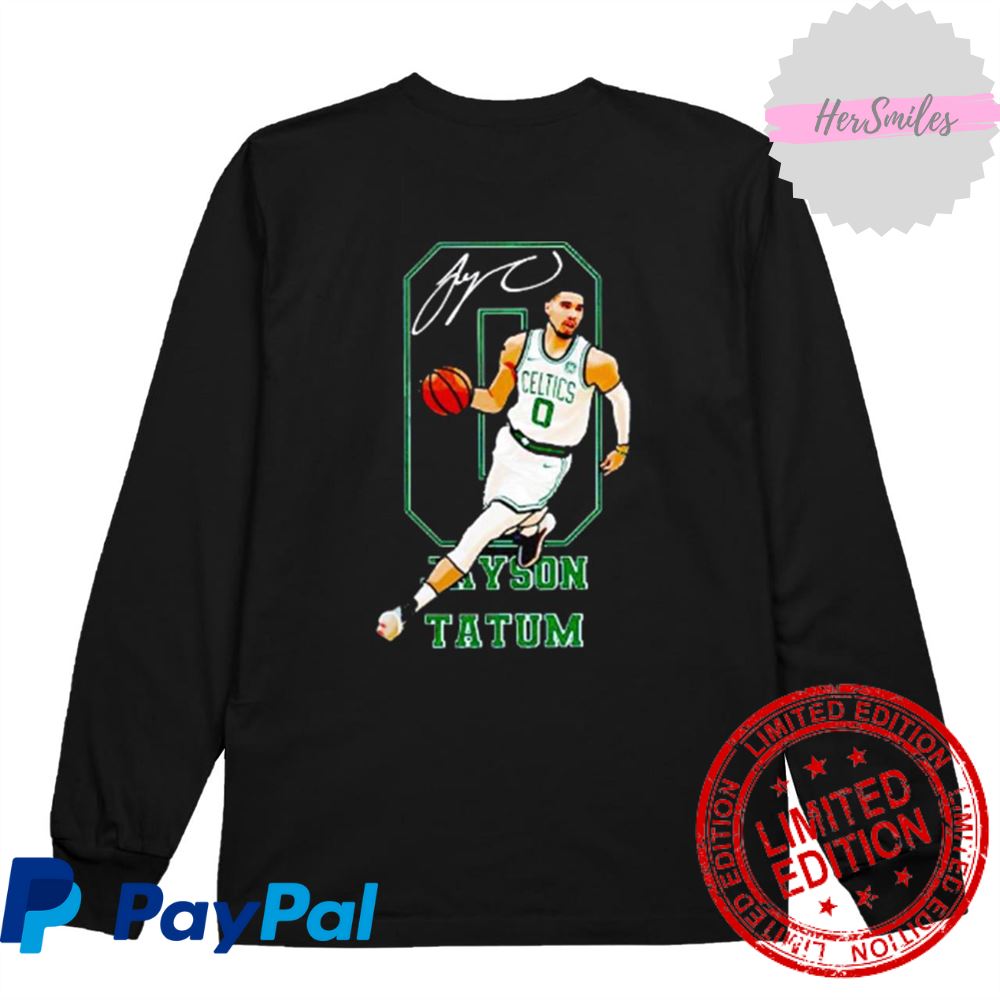 Boston Celtics 0 Jayson Tatum Signature Shirt