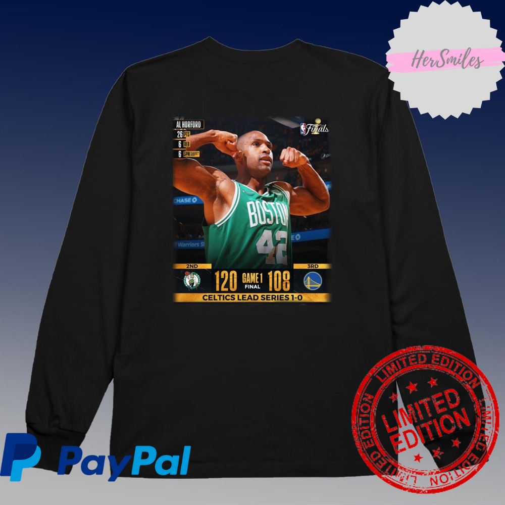 Boston Celtics Lead The Series 1-0 With A W On The Road Shirt