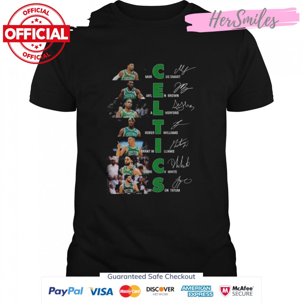 Boston Celtics Marcus Smart Jaylen Brown signatures shirt
