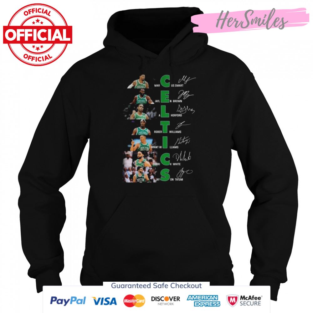 Boston Celtics Marcus Smart Jaylen Brown signatures shirt Boston Celtics Marcus Smart Jaylen Brown signatures shirt