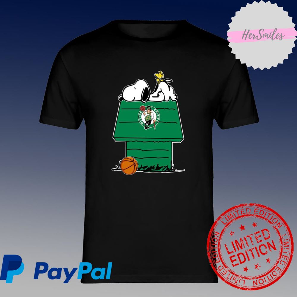 Boston Celtics NBA Basketball Snoopy Woodstock The Peanuts Movie Classic T-Shirt