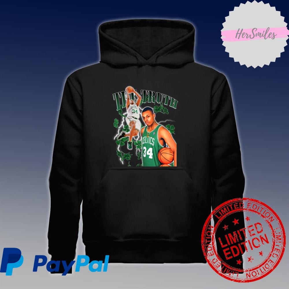 Boston Celtics Paul Pierce Vintage 90s Rap Classic T-Shirt - Hersmiles