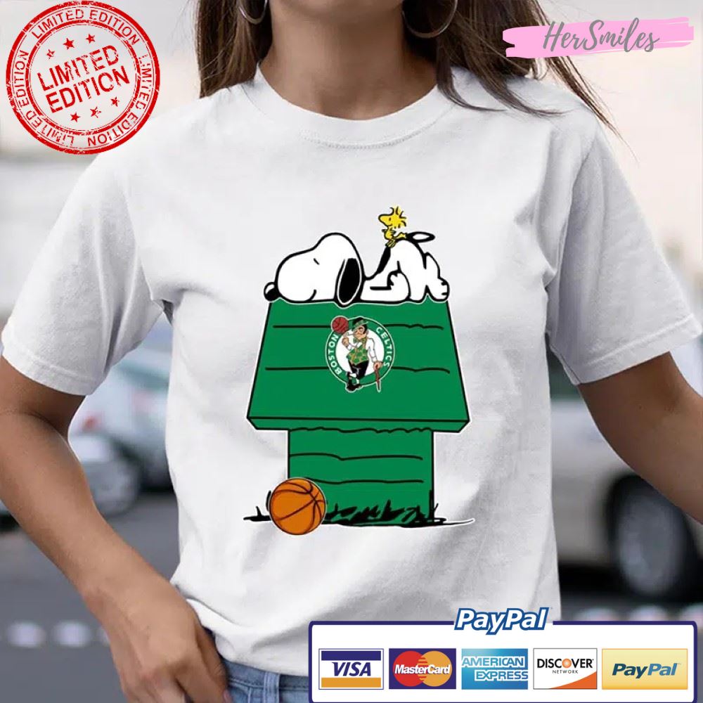Boston Celtics Snoopy Woodstock The Peanuts Movie Shirt