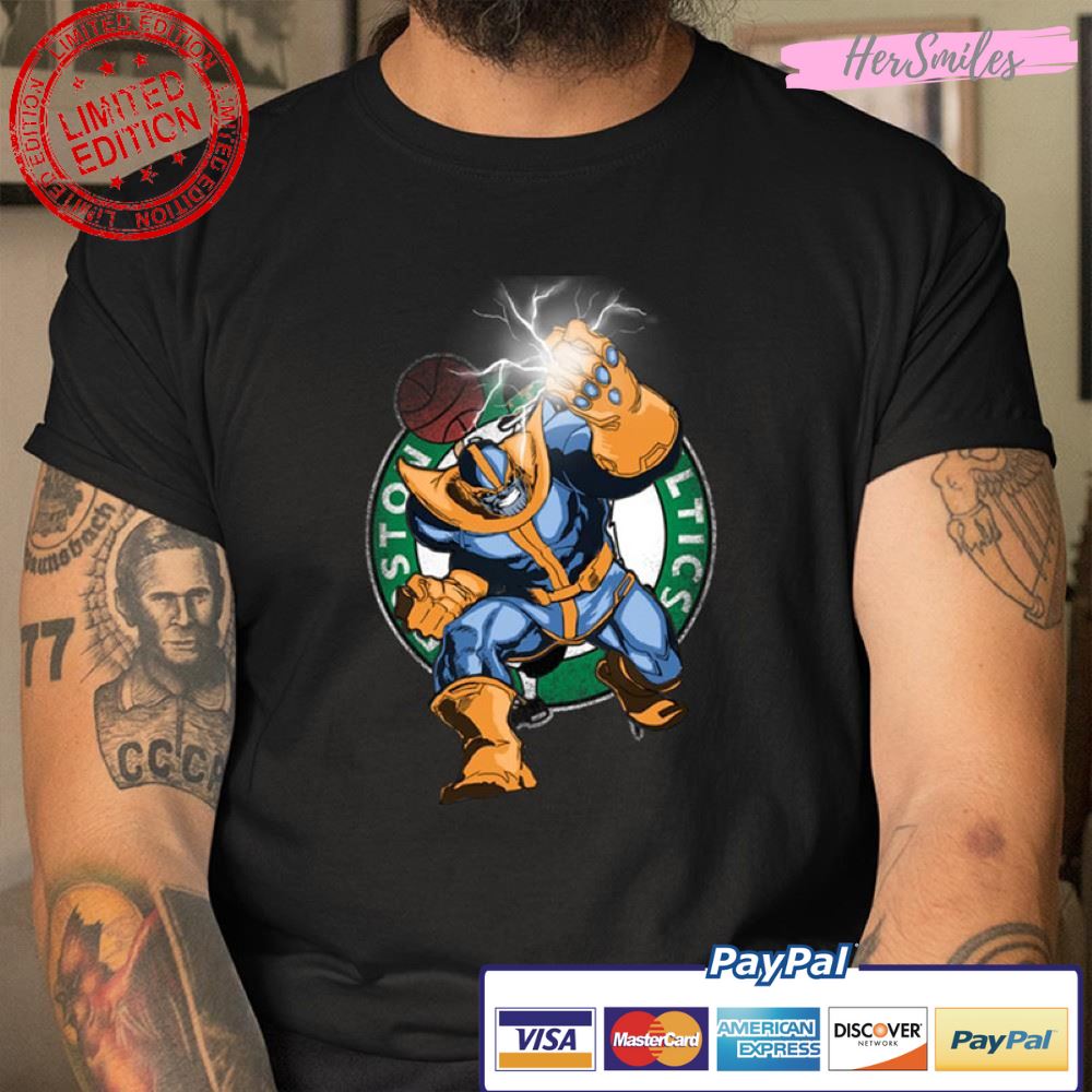 Boston Celtics Thanos Avengers Infinity War Marvel Shirt