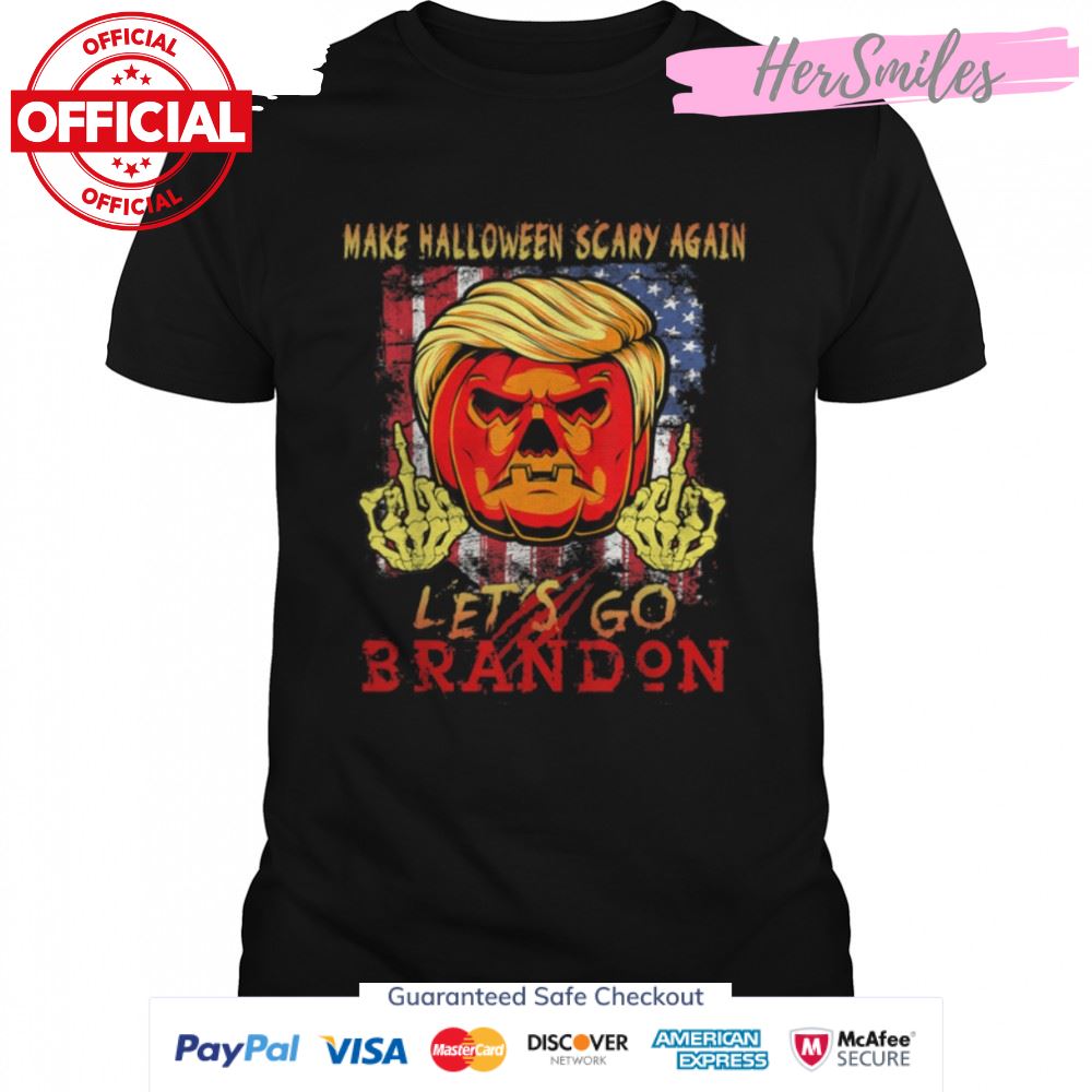 Brandon Go Trumpkin Anti Biden Scary Halloween 2021 T-Shirt