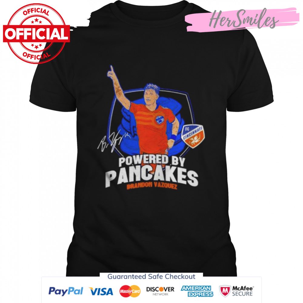 Brandon Vazquez Powered By Pancakes Signature T-Shirt